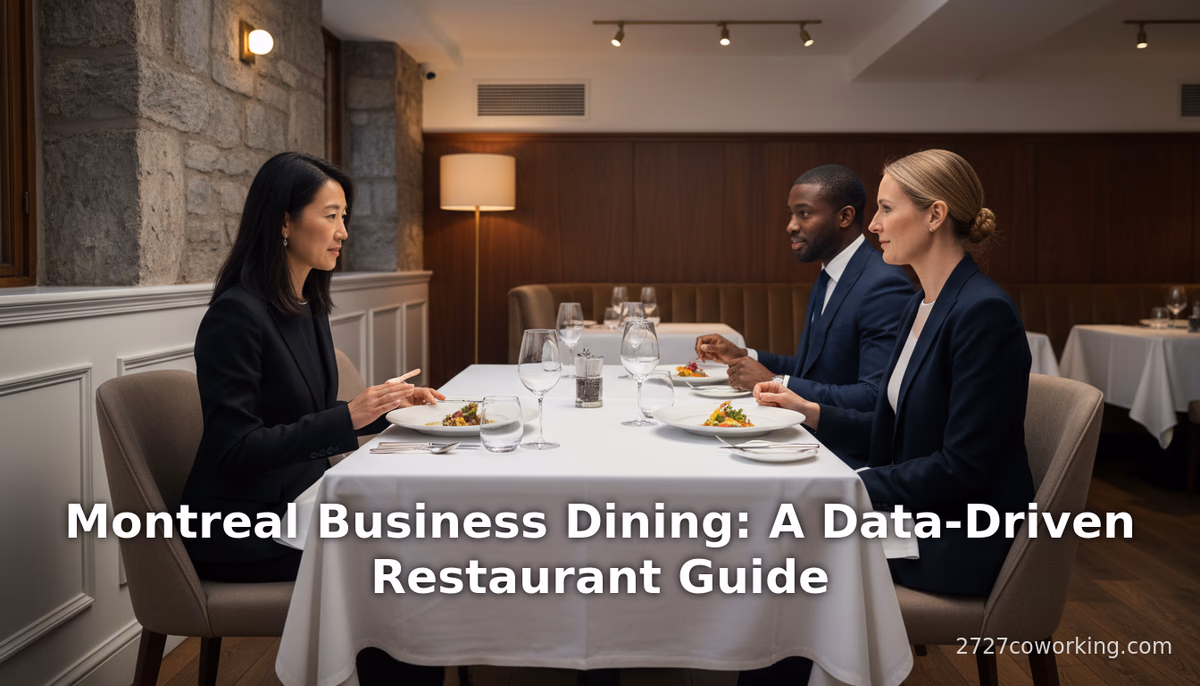 Montreal Business Dining: A Data-Driven Restaurant Guide