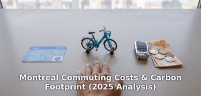 Montreal Commuting Costs & Carbon Footprint (2025 Analysis)