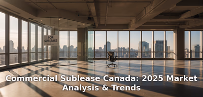 Commercial Sublease Canada: 2025 Market Analysis & Trends