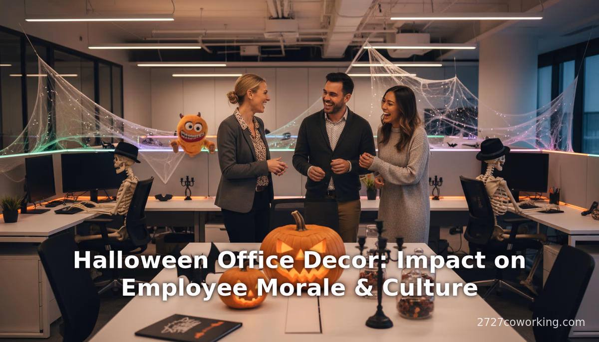 Halloween Office Decor: Impact on Employee Morale & Culture