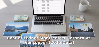 Cost of Living: Montreal vs. Toronto vs. Vancouver (2025 Data)