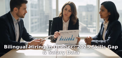 Bilingual Hiring in Quebec: 2025 Skills Gap & Salary Data